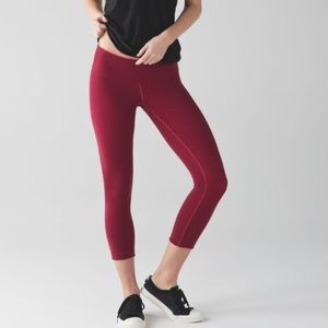 Lululemon Reversible Wunder Under Crop III